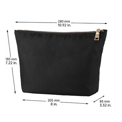 Bolsos de nylon del maquillaje con el organizador de nylon Bag del artículo de tocador de la prenda impermeable del viaje de la cremallera