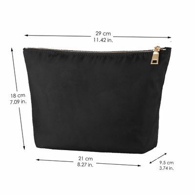 Bolsos de nylon del maquillaje con el organizador de nylon Bag del artículo de tocador de la prenda impermeable del viaje de la cremallera