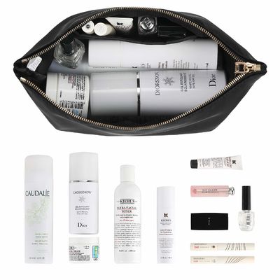 Bolsos de nylon del maquillaje con el organizador de nylon Bag del artículo de tocador de la prenda impermeable del viaje de la cremallera