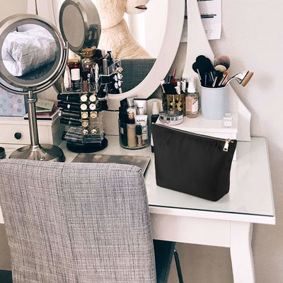 Bolsos de nylon del maquillaje con el organizador de nylon Bag del artículo de tocador de la prenda impermeable del viaje de la cremallera
