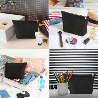 Bolsos de nylon del maquillaje con el organizador de nylon Bag del artículo de tocador de la prenda impermeable del viaje de la cremallera
