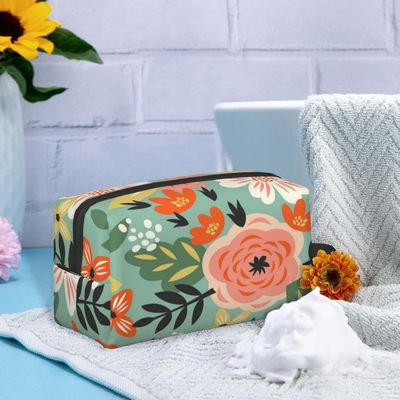 Bolso cosmético impermeable multifuncional Digital del artículo de tocador de los bolsos impresa