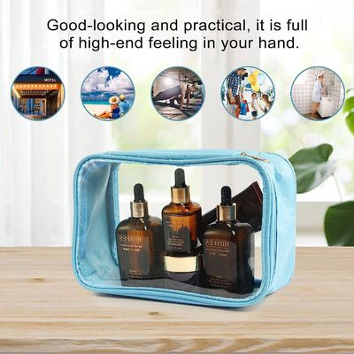 Bolso claro impermeable a prueba de choques y durable de alta calidad del artículo de tocador para el viaje