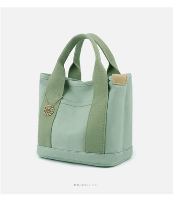 Compras reutilizables Tote Bag del forro de algodón con los bolsillos interiores para las muchachas de las mujeres