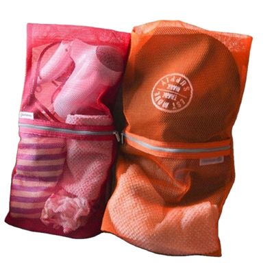 Organizador cosmético Blue And Pink del bolso del Pvc del cierre de la cremallera