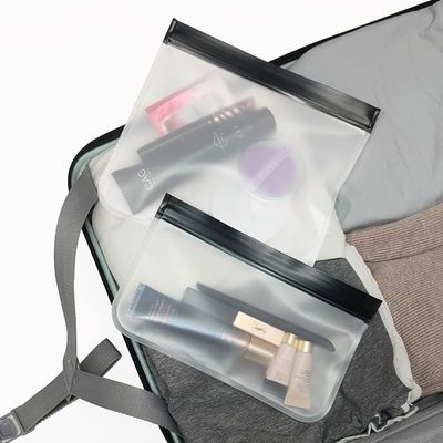 Bolsos grandes helados claros a prueba de choques de 1 pequeños maquillaje del bolso 1 de PEVA