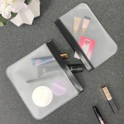 Bolsos grandes helados claros a prueba de choques de 1 pequeños maquillaje del bolso 1 de PEVA