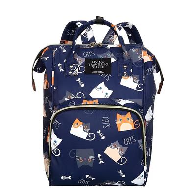 Artículo portátil de la bolsa de pañales de la mamá del plegamiento de la cremallera para el cuidado del bebé