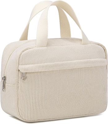 A prueba de choques organizador de maquillaje grande bolsas de tocador Bolsa de cremallera para mujeres niñas