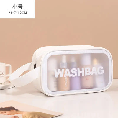 Capacidad de almacenamiento Bolsa cosmética impermeable Bolsa de aseo con mango