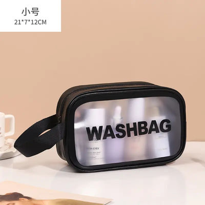 Capacidad de almacenamiento Bolsa cosmética impermeable Bolsa de aseo con mango