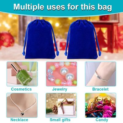 Bolsas de cordones de terciopelo impermeables Bolsas de regalo de boda Bolsas de ropa de terciopelo Bolsas de joyería