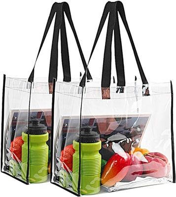 Capacidad de almacenamiento Bolso transparente profesional ligero, transparente, duradero, suave, de PVC