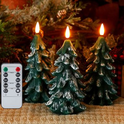 Velas de cera de madera sin llama Velas de cera de madera de madera