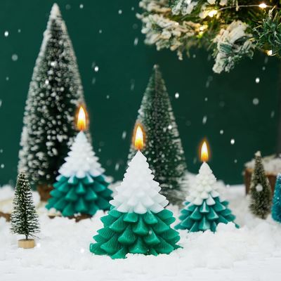 Árbol de Navidad velas perfumadas en forma de árbol de casa velas regalo para la fiesta de Navidad
