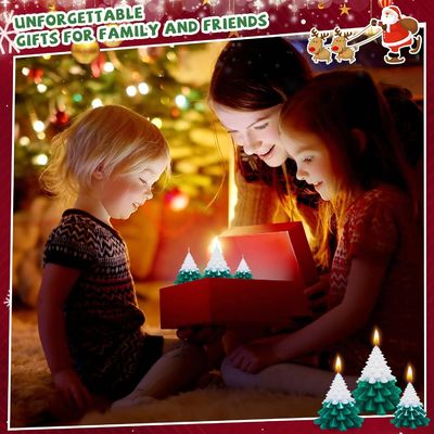 Árbol de Navidad velas perfumadas en forma de árbol de casa velas regalo para la fiesta de Navidad