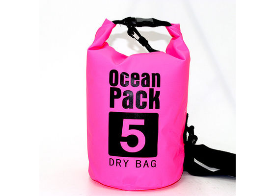 Transportar el engranaje 10L 15L 20L de la supervivencia en balsa del bolso seco del paquete del océano del bolso seco de la prenda impermeable del PVC del canotaje