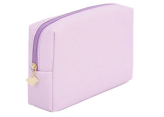 Bolso cosmético Zippered rosa, pequeños bolsos hermosos rosados del maquillaje de la impresión de encargo