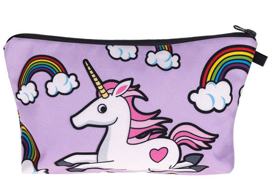 Bolso del artículo de tocador del viaje de Unicorn Design Cosmetic Bag Organizer el 18*13.5cm