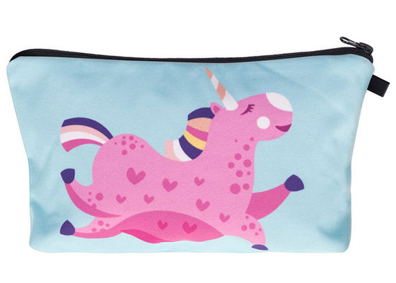 Bolso del artículo de tocador del viaje de Unicorn Design Cosmetic Bag Organizer el 18*13.5cm