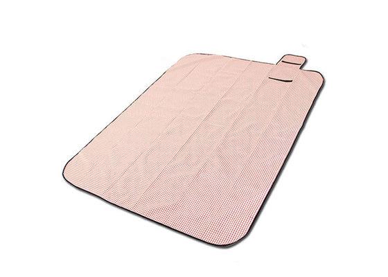 Manta rosada plegable portátil de la comida campestre de los accesorios al aire libre de la comida campestre de la familia grande