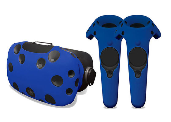 Tipo de HTC Vive de los accesorios del juego de la piel VR de la protección del silicón para el regulador de las auriculares