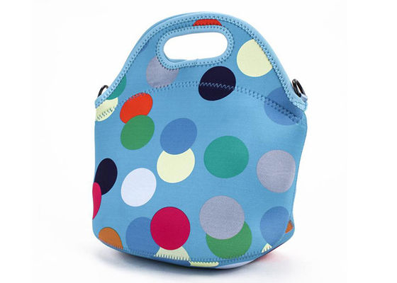 El azul del neopreno aisló el artículo de Tote Lunch Bag For Picnic de moda